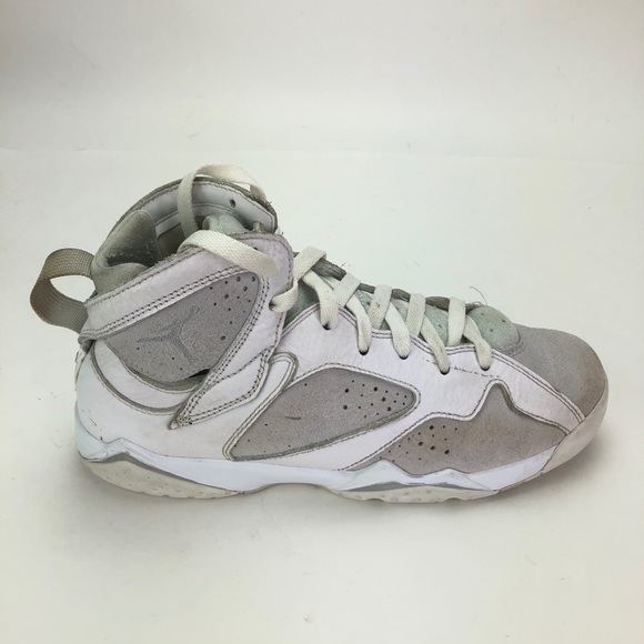 Jordan 7 Air Retro GS White Gray Size 7Y Sneakers - Picture 1 of 10